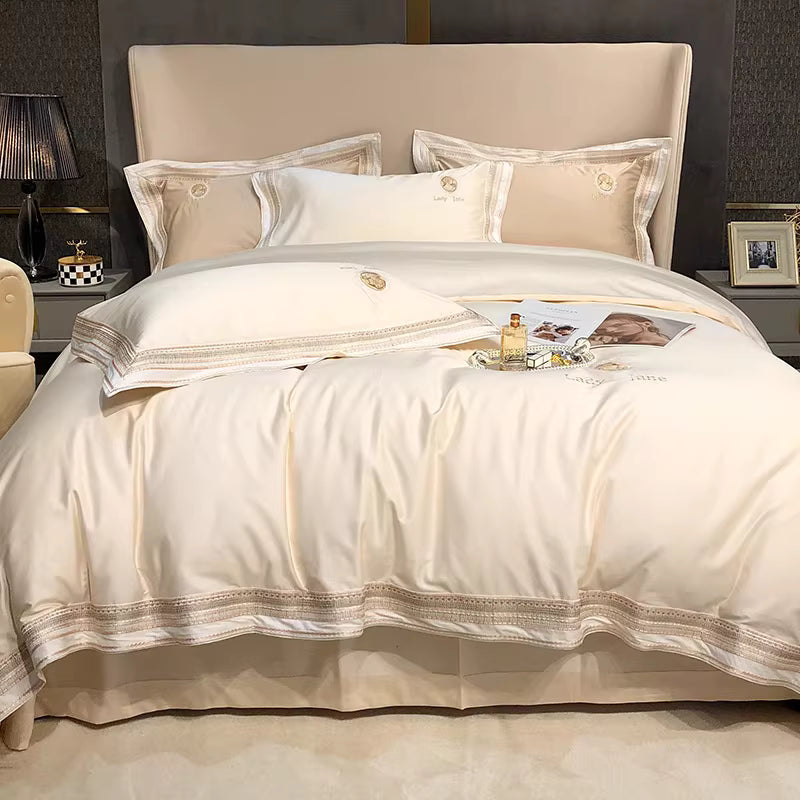 ชุดผ้าปูที่นอนขนาดคิงไซส์ 4 ชิ้น